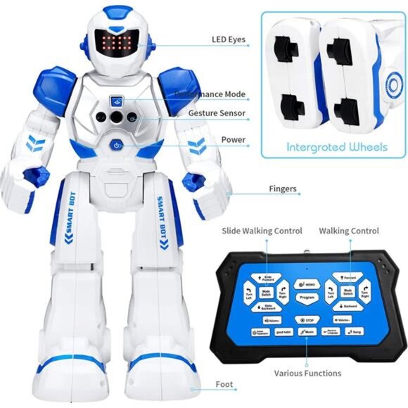 Robots Toy for Kids, RC Gesture Sensing Toy, Interactive Walking Singing Dancing - Picture 5 of 7